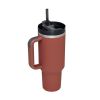 1200ml Stainless Steel Mug Coffee Cup Thermal Travel Car Auto Mugs Thermos 40 Oz Tumbler with Handle Straw Cup Drinkware New In