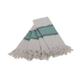 Smyrna Turkish Hand / Kitchen Towel 4 pack 23x17in (color: Green)