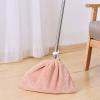 2pcs Multi Function Coral Velvet Broom Cover Cloth Floor Mop With Reusable Microfiber Absorbent Mop Household Cleaning Accessories