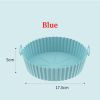 Air Fryer Silicone Baking Tray Reusable Basket Mat Non-Stick Round Microwave Pads Baking Mat Oven Air Fryer Liner